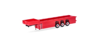 Herpa 076418-004 - H0 - Betonteileauflieger - rot